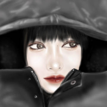 香椎かてぃ【似顔絵】