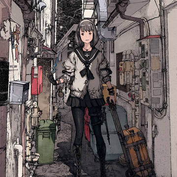 路地裏の少女