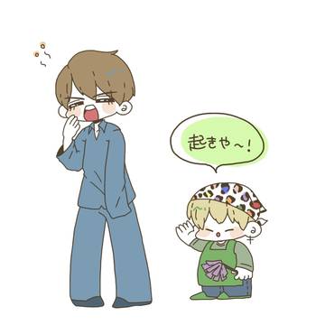りゅかみちゃんおかん(二等身)