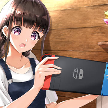 switch届いた女の子