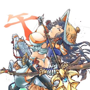 ざくアク干支イラスト「午」