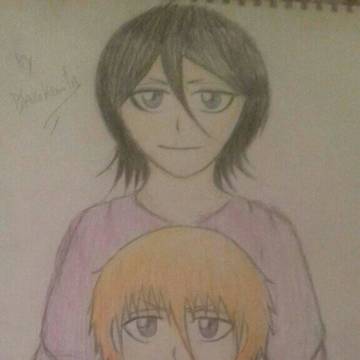 Rukia and Ichiro Kurosaki
