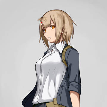 アニメ塗り風うちの子