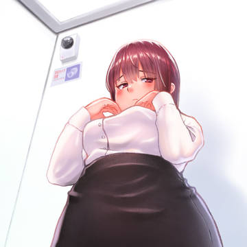 エレベーターにて