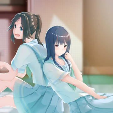 希美復帰の嬉しさを精いっぱい伝えようとするみぞれ