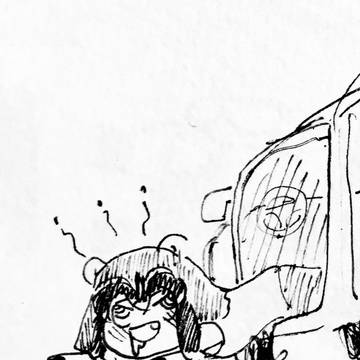 ヤクが効きすぎたもののなんとか車で目的地に着いたアライさん