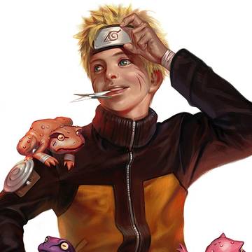 Naruto and Toad Friends