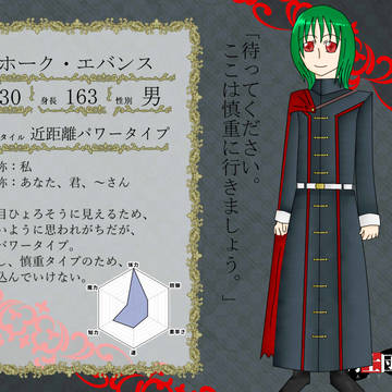 【士武LS】ホーク・エバンス【キャラシ】