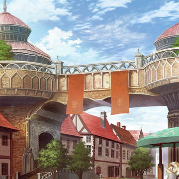 ファンタジー街背景