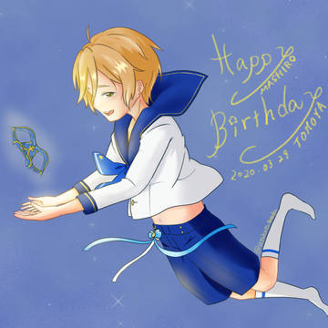 真白友也　生誕祭絵