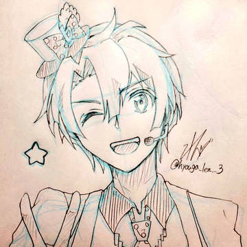 アナログ落書き三月