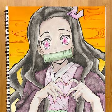 竈門禰豆子　模写