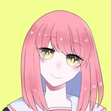 ピンク頭の子