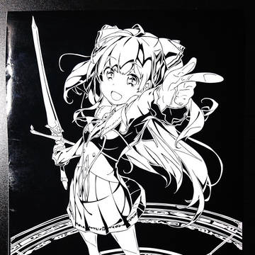 【私、能力は平均値でって言ったよね！】 マイル 切り絵