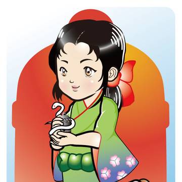 熊野の伝説の少女　清姫ちゃん