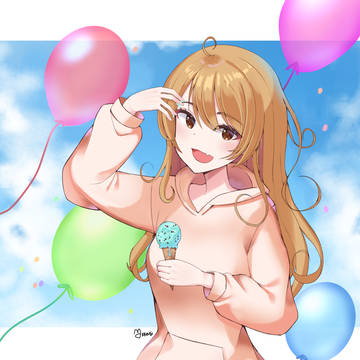 アイスクリームの女の子[オリジナル]