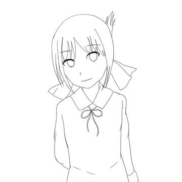 四宮かぐや(色塗りなし)
