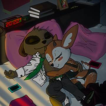After a hard day of work