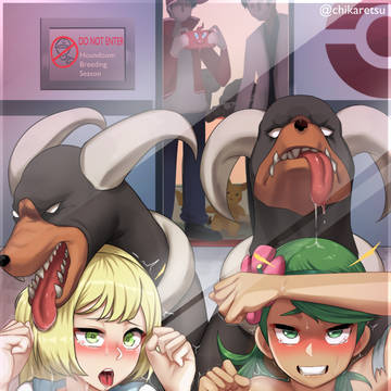 Houndoom breeding season