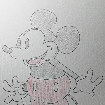 【模写】ミッキー