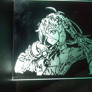 タガタメキャラを彫ってみた