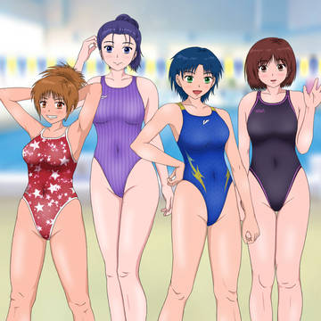 女子競泳クラブチーム「Vガールズ」