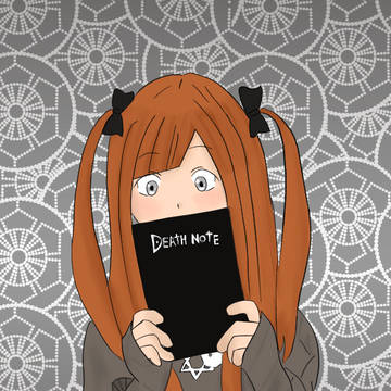 女装写真をイラスト化してみた【デスノート、ミサミサ風】