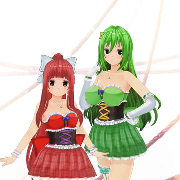 姉妹変身ヒロイン