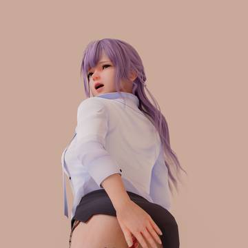 Shy Secretary, Don't look at me!