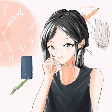 为家人画的头像
