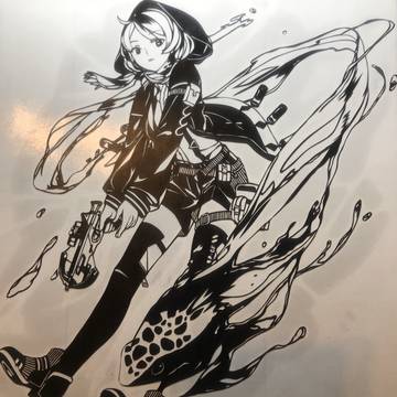 【切り絵】...「Poison Kiss」