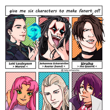 Six Fanarts Challenge