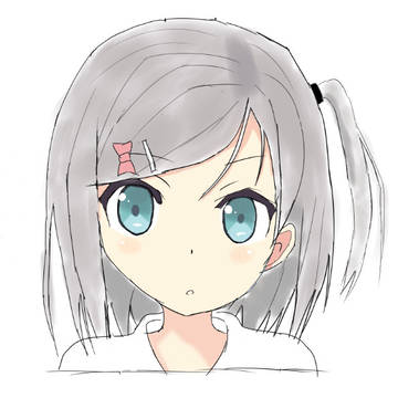 模写 筒隠月子