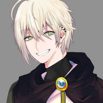 白髪の男の子