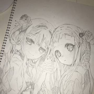 地縛少年花子くん13巻 表紙 模写