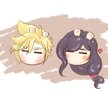 Cloud&Tifa in Tuzki ver!