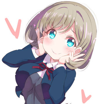 ハローラブライブの唐 可可 (タン クゥクゥ) ちゃん💕