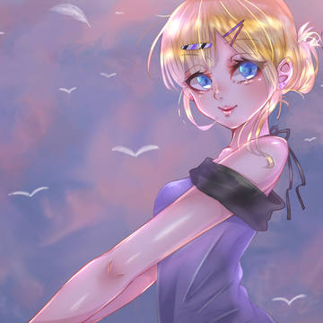 金髪のあの子