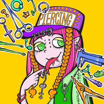 下書き一気に詰め合わせ ピアス女子