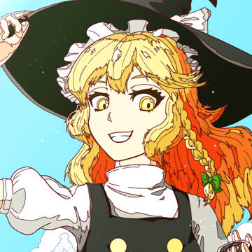 デジ絵練習「霧雨魔理沙」