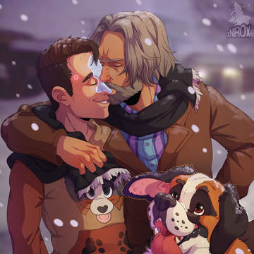 Snow kiss