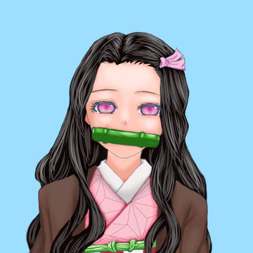 落書き 鬼滅の刃 禰豆子