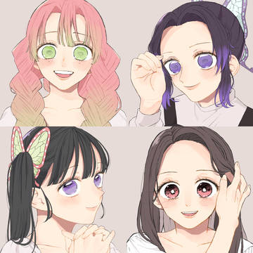 鬼滅の女の子