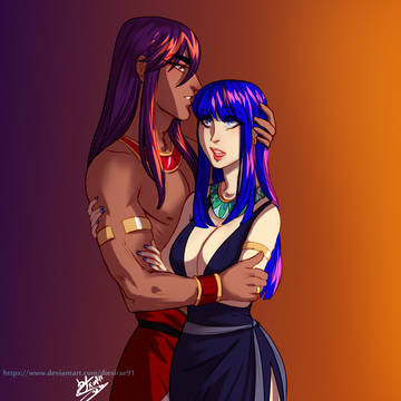 Seth and Nephthys