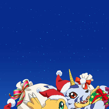 デジモンアドベンチャー 圣诞节壁纸