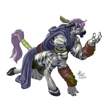 Stolt the Zebra Barbarian