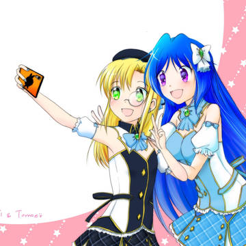 2人でピース