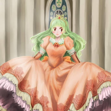 フリルの女の子