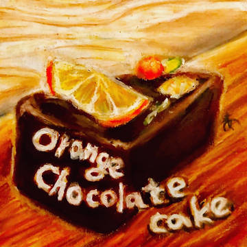 チョコレートケーキ(ガトーショコラ・オランジェ)