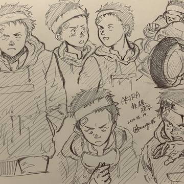鉄雄模写